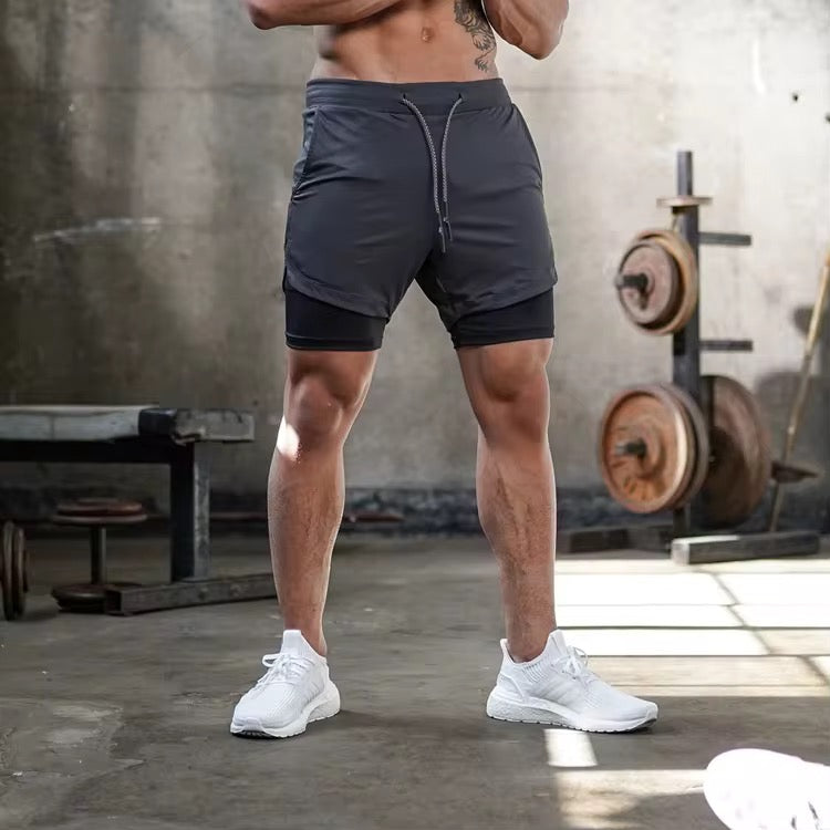 STRIVE™ 2-in-1 Compression Workout Shorts