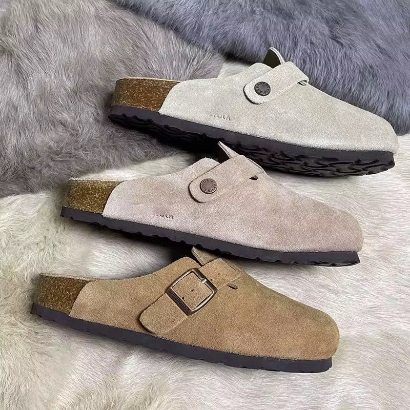 STRIVE™
 Suede Buckle Clog