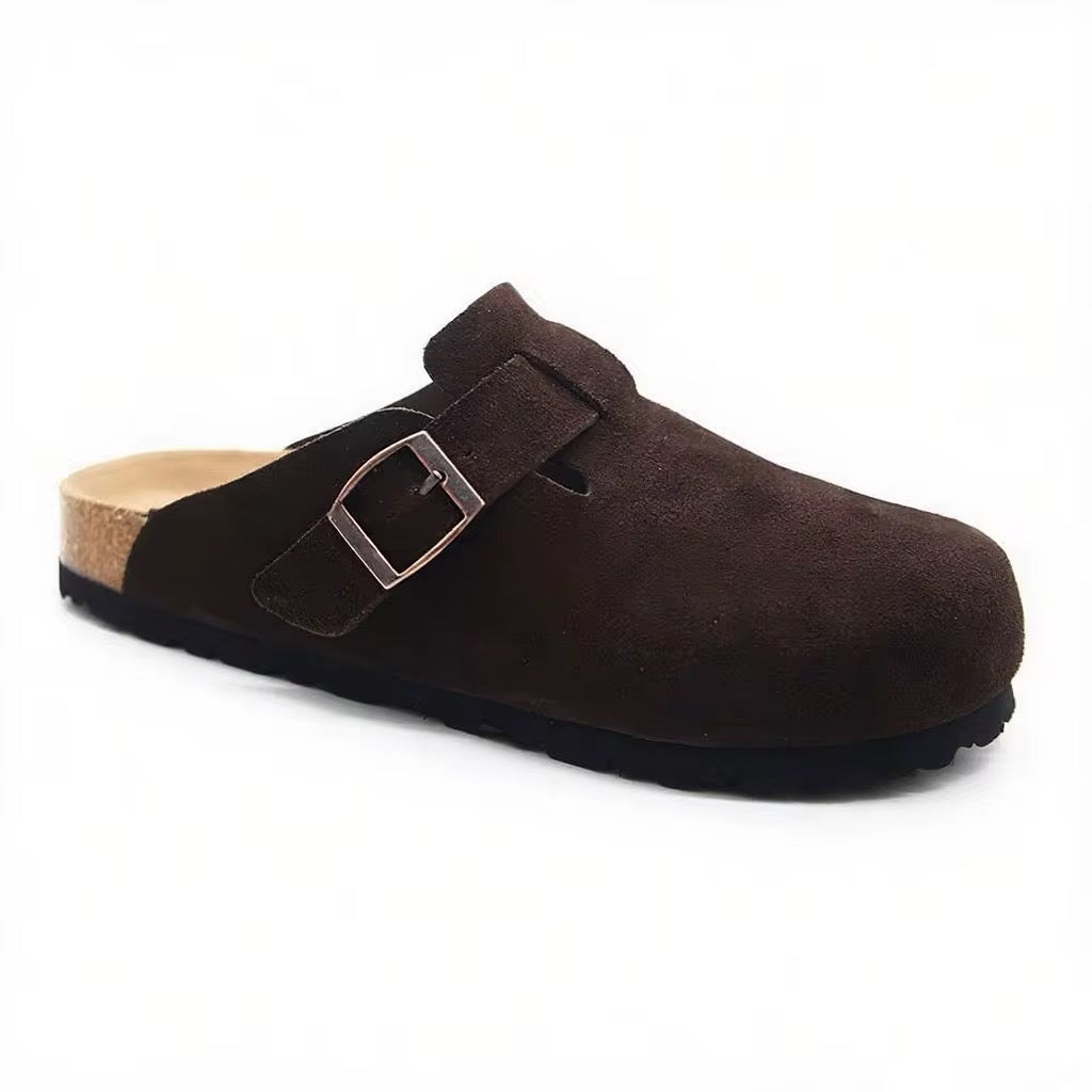 STRIVE™
 Suede Buckle Clog