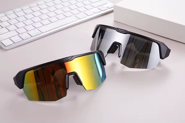 STRIVE™
 Bluetooth 5.3 Cycling Smart Glasses – Call/Music Function with Microphone, 144 “Language & Accent” Support