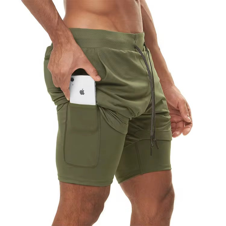 STRIVE™ 2-in-1 Compression Workout Shorts