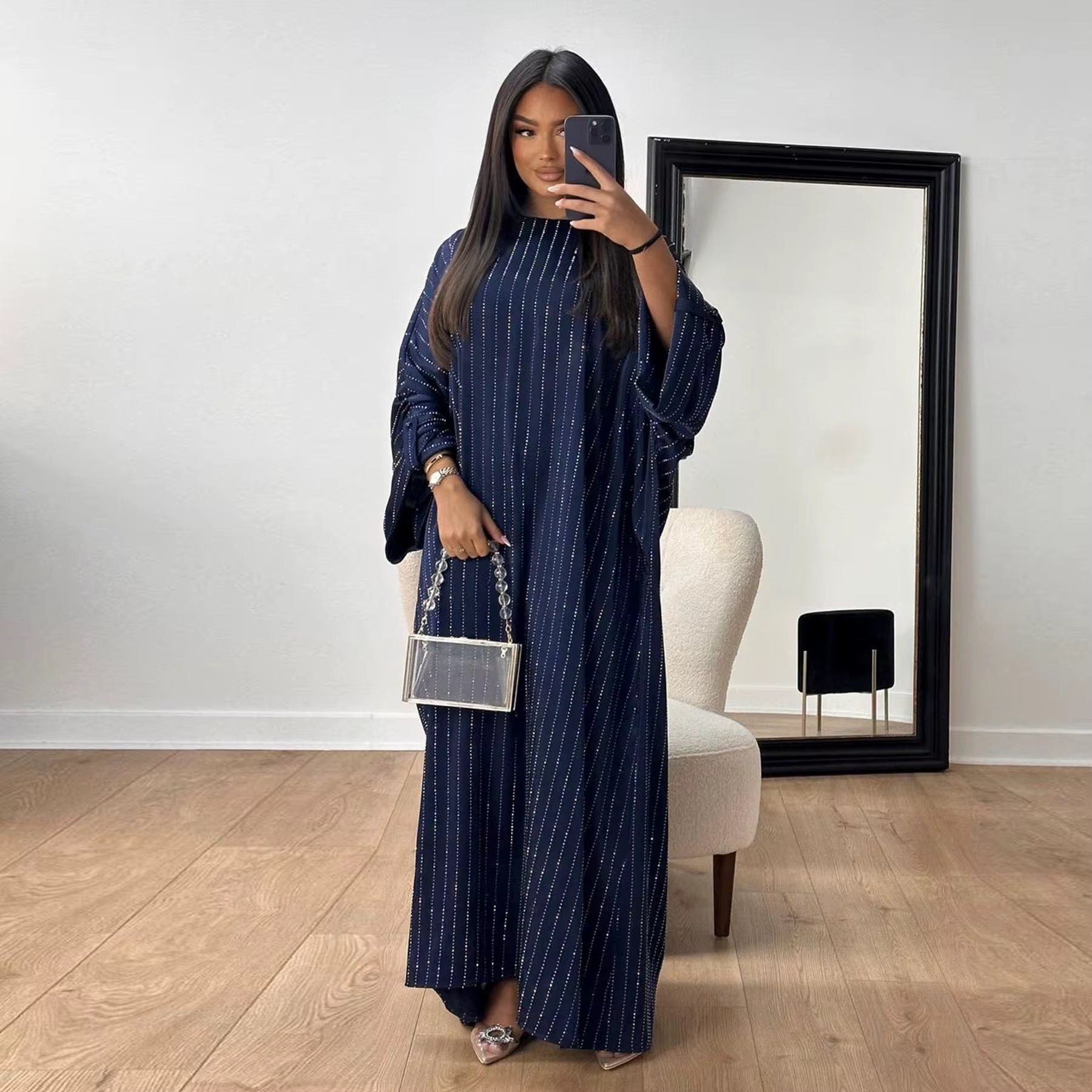 Strive BreezeLine™ Striped Waist-Tie Dress