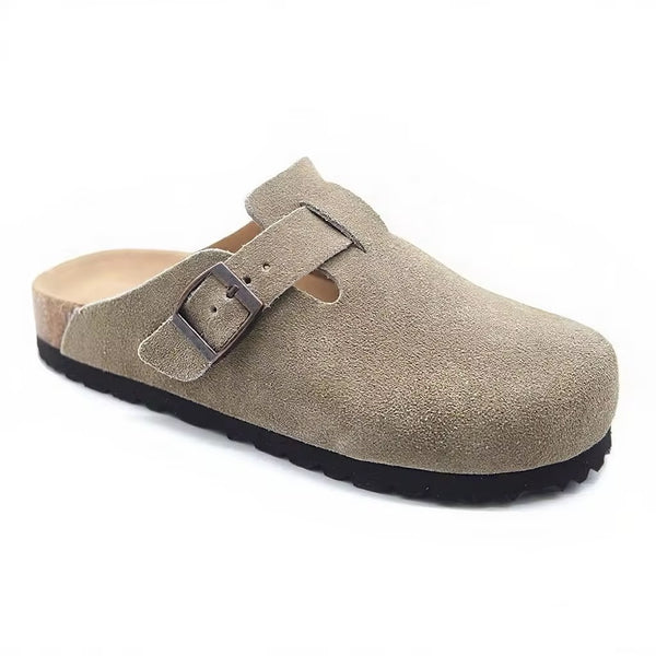 STRIVE™
 Suede Buckle Clog