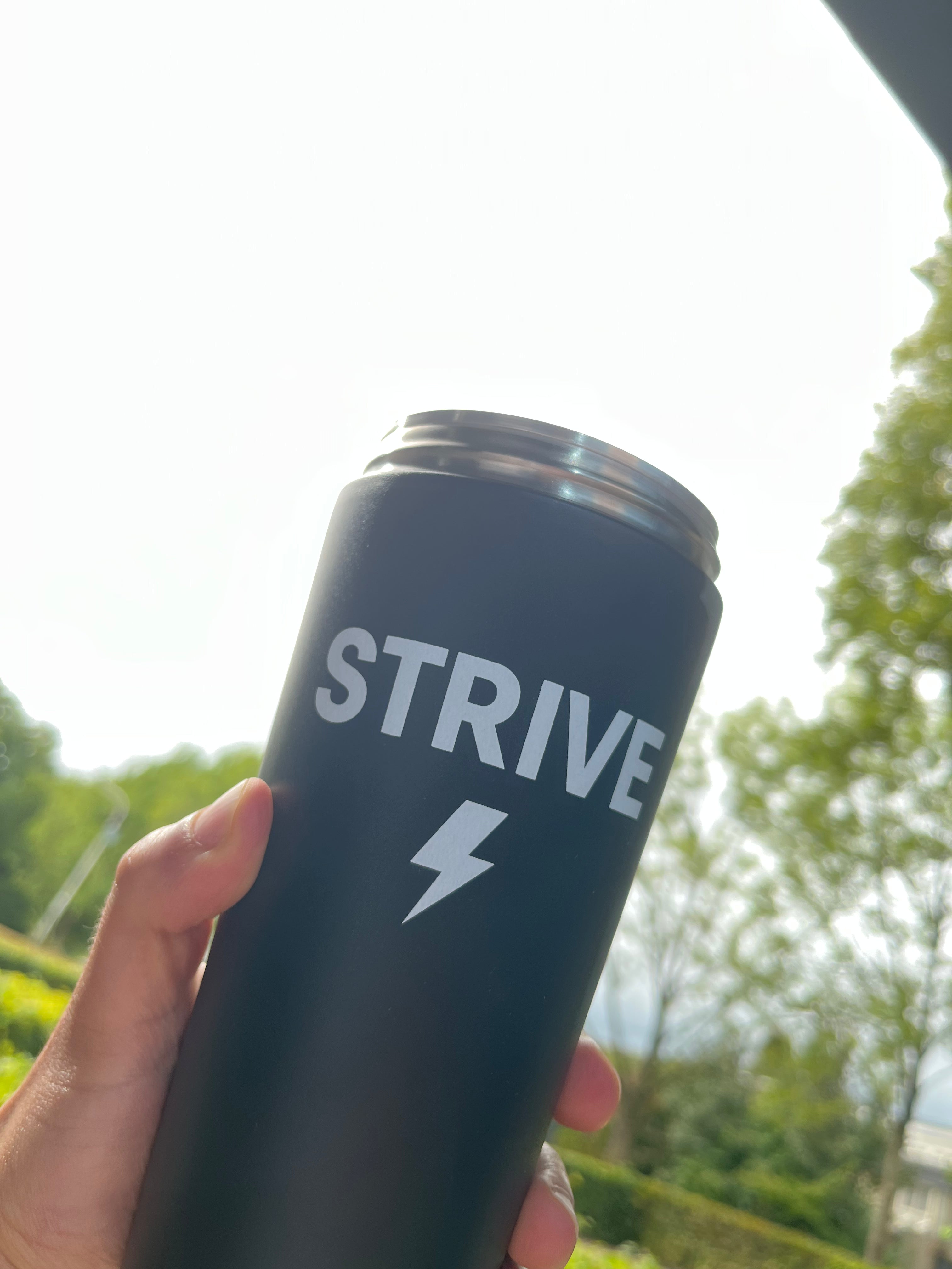STRIVE™ Shaker – For Protein, Hot Coffee, Iced Coffee, Tea & All Your Drinks